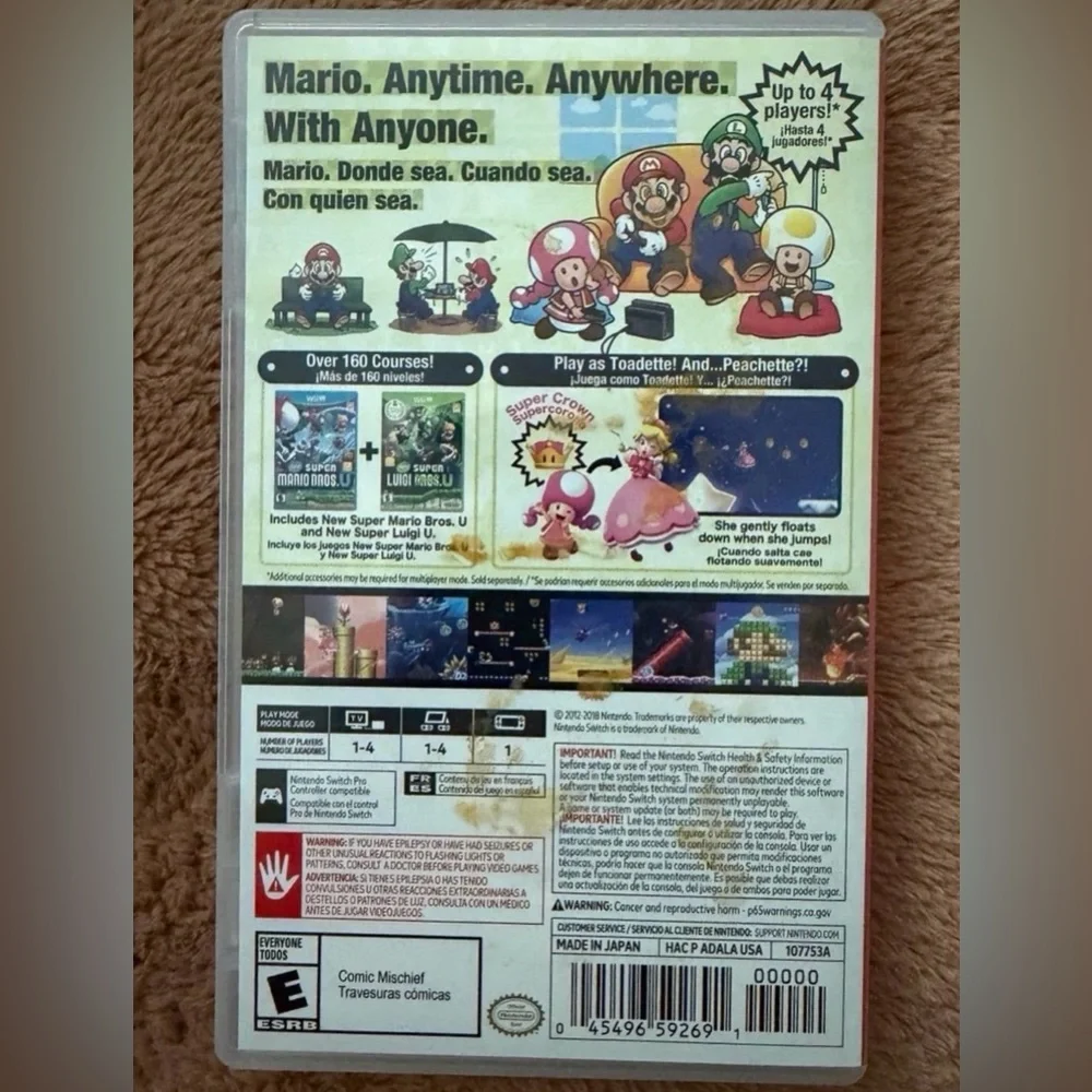 Nintendo Super Mario Bros. U Deluxe Switch - Picture 2 of 2